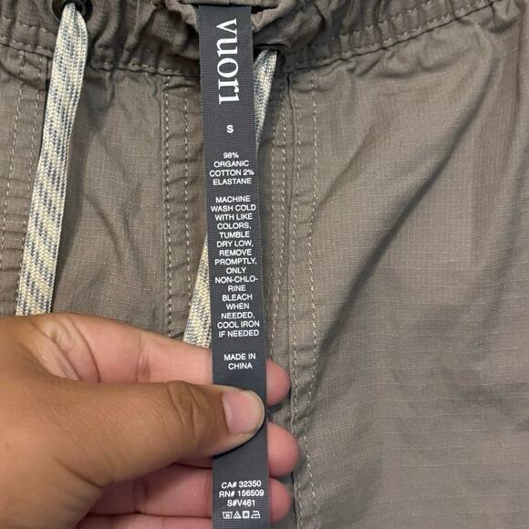 Vuori Men’s Taupe Vintage Ripstop Pants Size Small - Picture 5 of 11